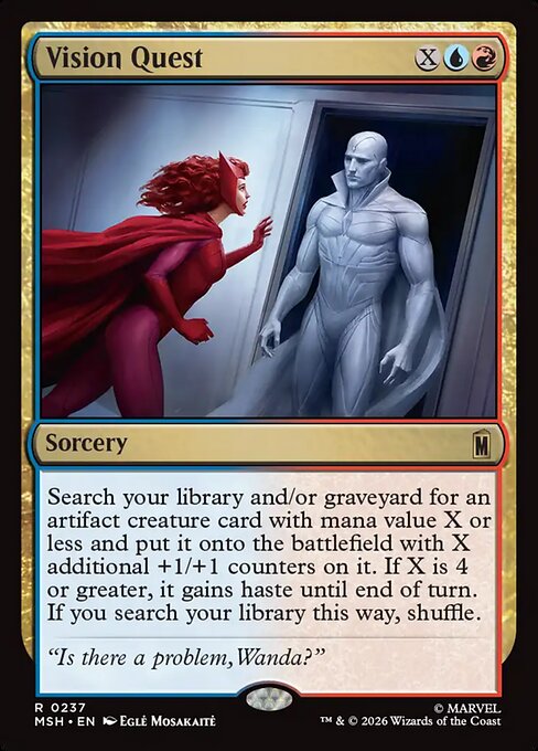 Vision Quest Marvel Super Heroes Magic: The Gathering card image