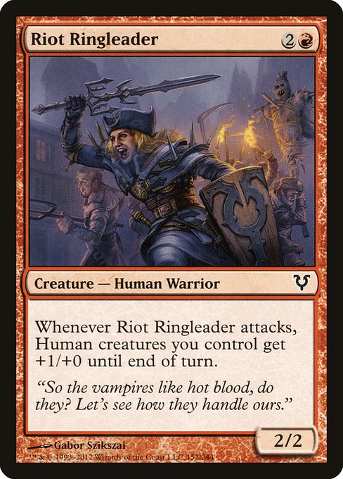 Riot Ringleader - Avacyn Restored #152 Magic: The Gathering card image