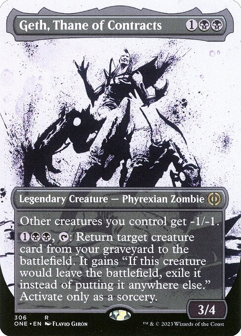 Geth, Thane of Contracts - Phyrexia: All Will Be One #306