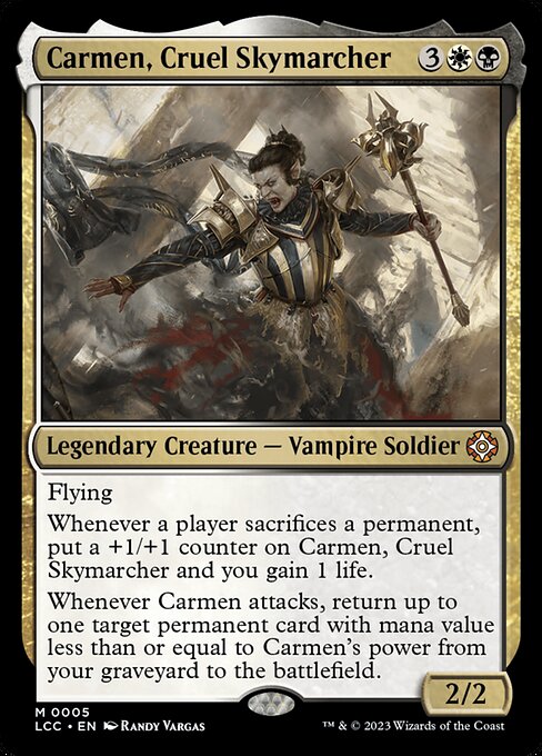 Carmen, Cruel Skymarcher LCC 5
