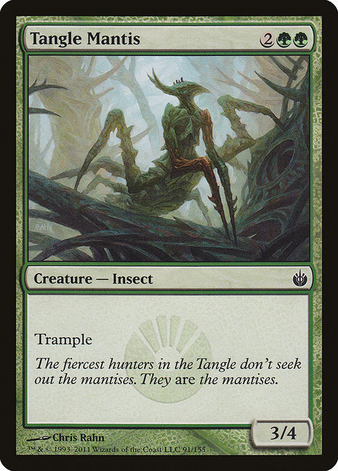 Tangle Mantis - Mirrodin Besieged #91 Magic: The Gathering card image