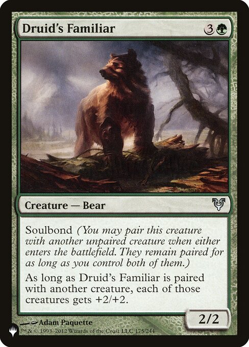 Druid's Familiar - The List #AVR-175