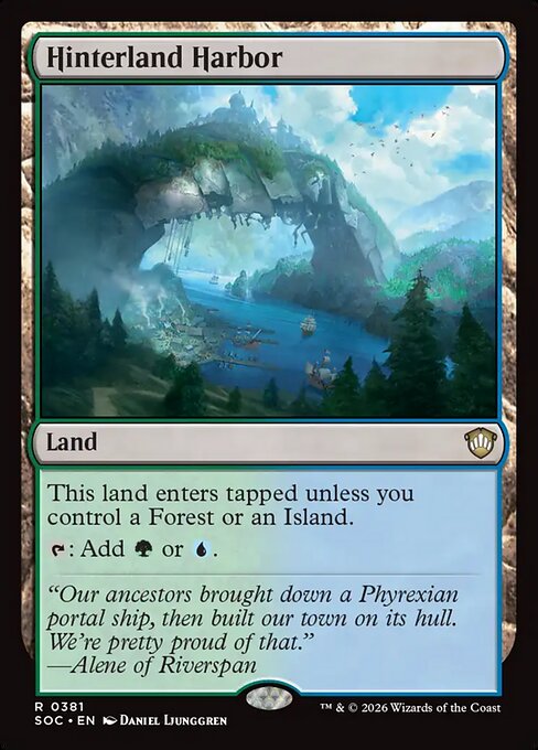 Hinterland Harbor - Secrets of Strixhaven Commander #381