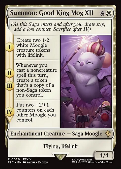 Summon: Good King Mog XII - Final Fantasy Commander #26