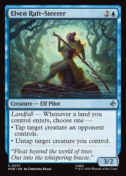 Elven Raft-Steerer HOB 37