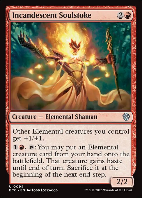 Incandescent Soulstoke - Lorwyn Eclipsed Commander #94