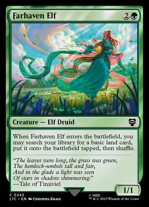 Farhaven Elf - Tales of Middle-earth Commander #243