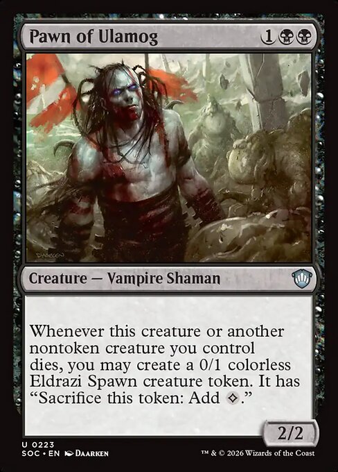 Pawn of Ulamog - Secrets of Strixhaven Commander #223