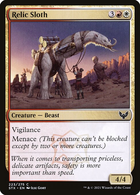 Relic Sloth - Strixhaven: School of Mages #223
