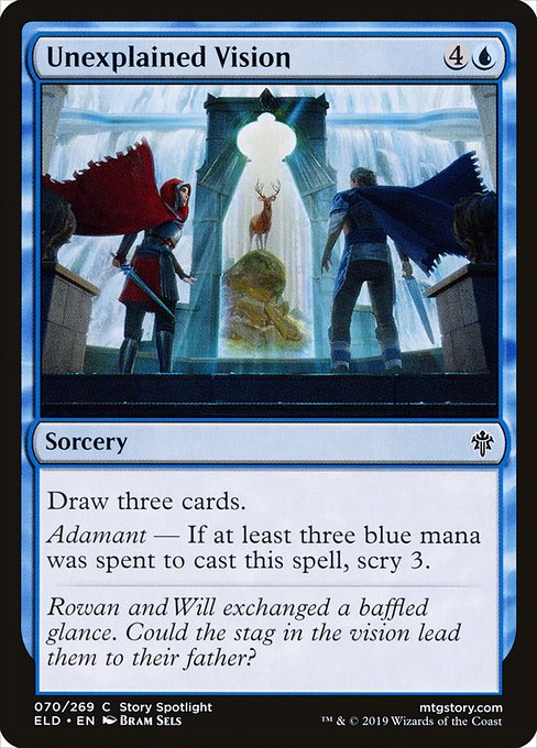 Unexplained Vision - Throne of Eldraine #70