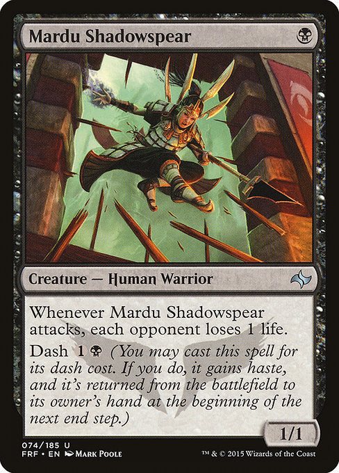 Mardu Shadowspear - Fate Reforged #74