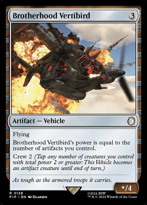 Brotherhood Vertibird - Fallout #128