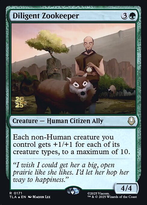 Diligent Zookeeper - Avatar: The Last Airbender Promos #171s