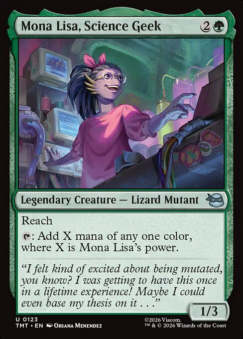 Mona Lisa, Science Geek - Teenage Mutant Ninja Turtles #123