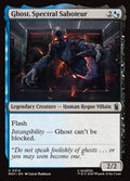 Ghost, Spectral Saboteur Marvel Super Heroes Magic: The Gathering card image