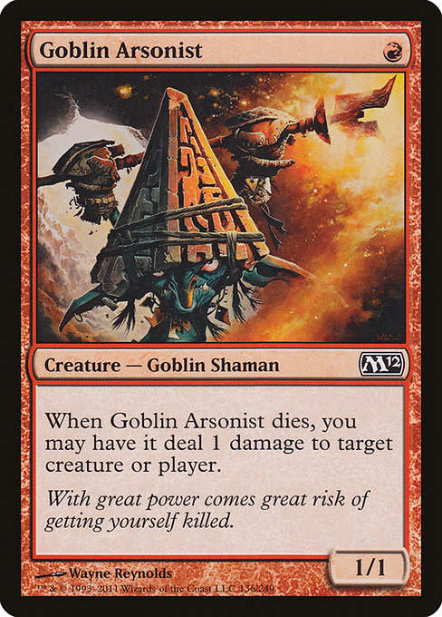 Goblin Arsonist - Magic 2012 #136