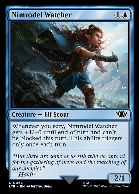 Nimrodel Watcher The Lord of the Rings: Tales of Middle-earth Magic: The Gathering card image