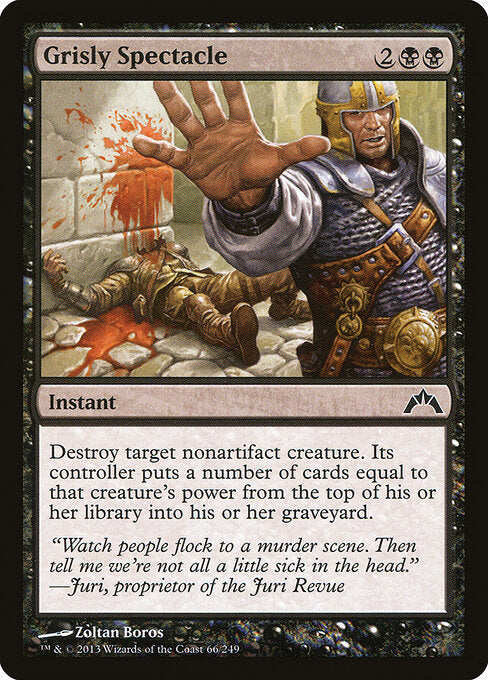 Grisly Spectacle Gatecrash Magic: The Gathering card image