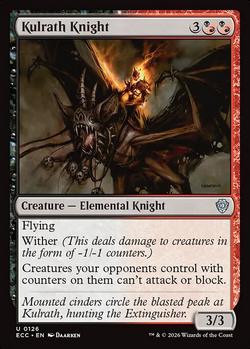 Kulrath Knight - Lorwyn Eclipsed Commander #126