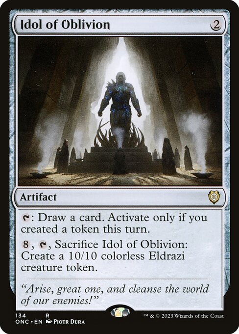 Idol of Oblivion - Phyrexia: All Will Be One Commander #134