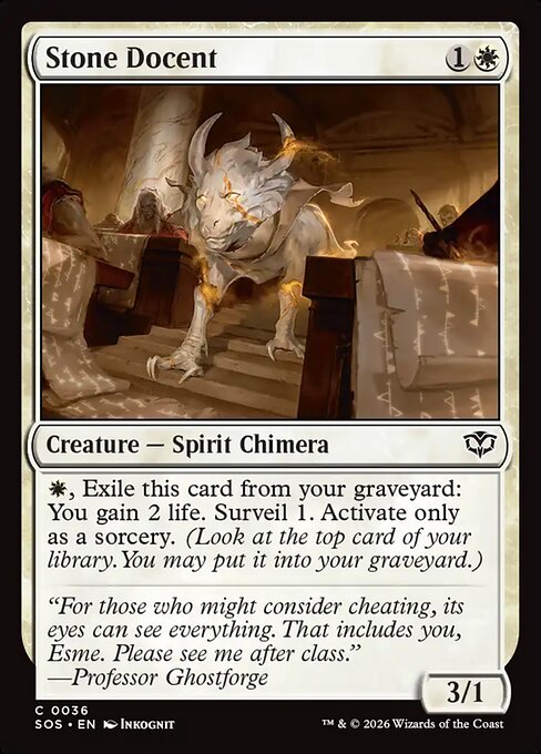 Stone Docent - Secrets of Strixhaven #36