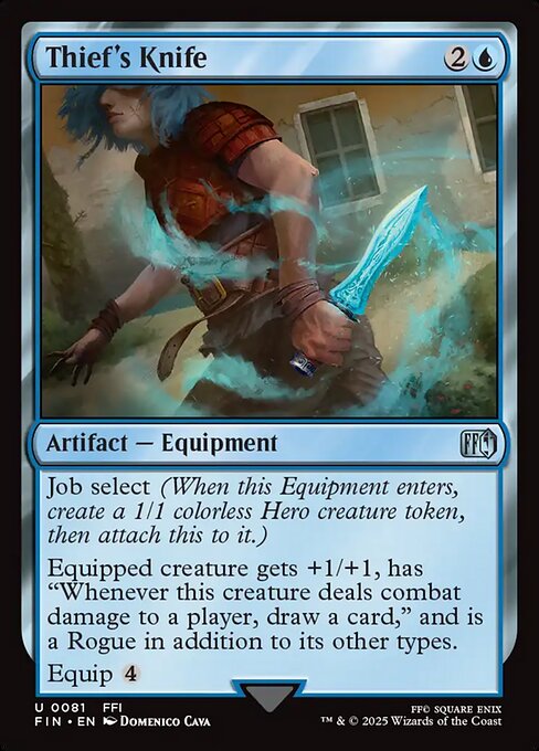 Thief's Knife Final Fantasy Magic: The Gathering card image