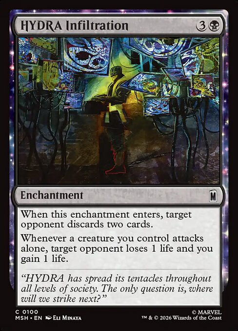HYDRA Infiltration Marvel Super Heroes Magic: The Gathering card image
