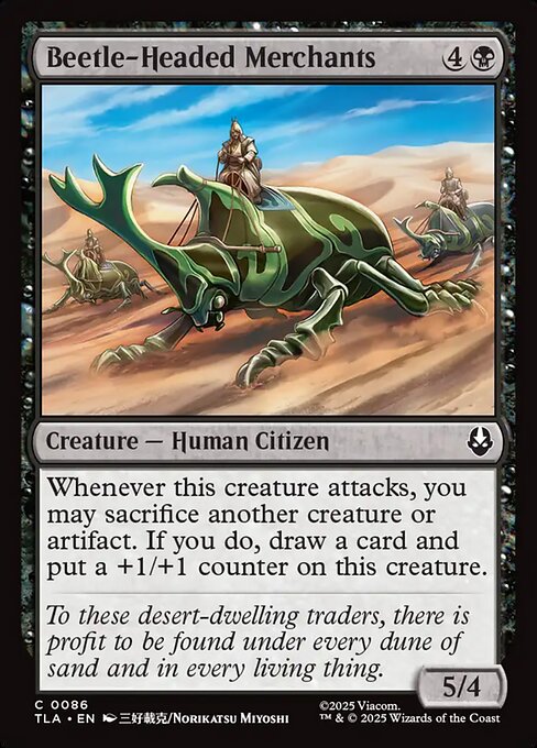 Beetle-Headed Merchants - Avatar: The Last Airbender #86 Magic: The Gathering card image
