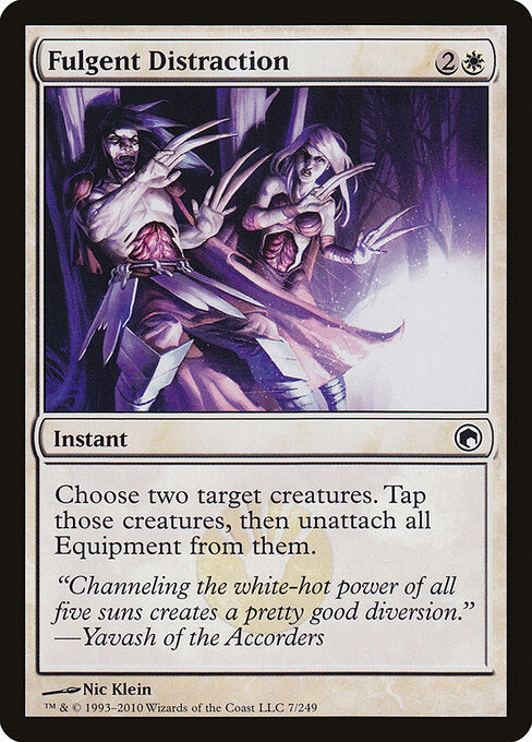 Fulgent Distraction Scars of Mirrodin Magic: The Gathering card image