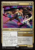 Defacing Duskmage // Vandal's Edit - Secrets of Strixhaven Commander #45