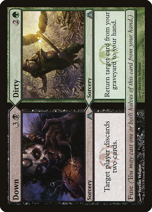 Down // Dirty Dragon's Maze Magic: The Gathering card image