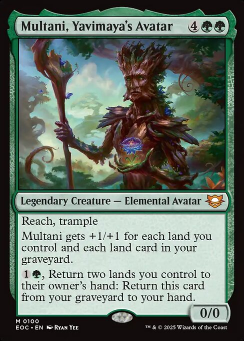 Multani, Yavimaya's Avatar Edge of Eternities Commander Magic: The Gathering card image