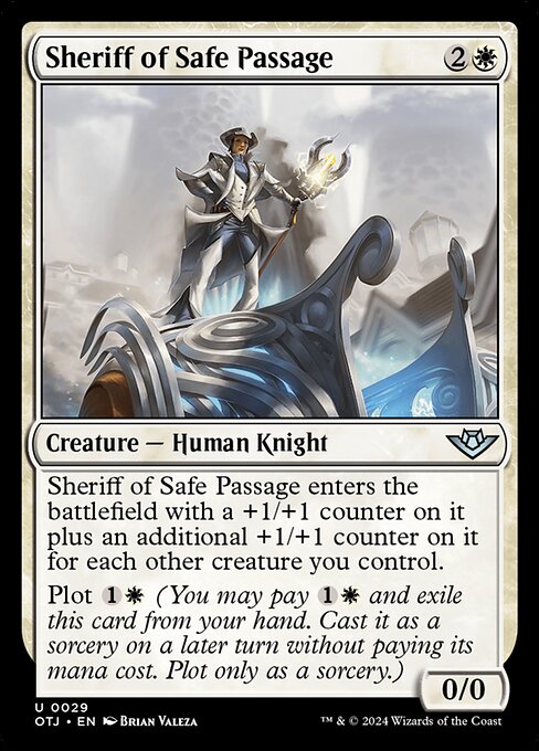 Sheriff of Safe Passage Outlaws of Thunder Junction Magic: The Gathering card image