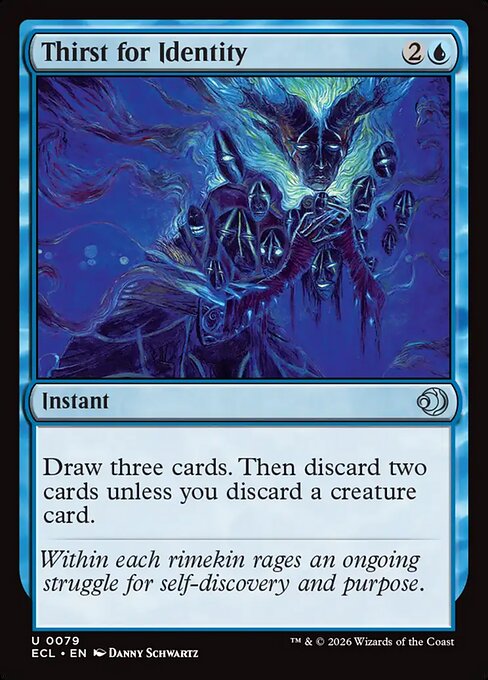 Thirst for Identity Lorwyn Eclipsed Magic: The Gathering card image