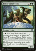 Temur Sabertooth - New Capenna Commander #315