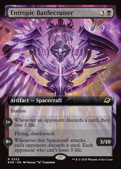 Entropic Battlecruiser Edge of Eternities Magic: The Gathering card image