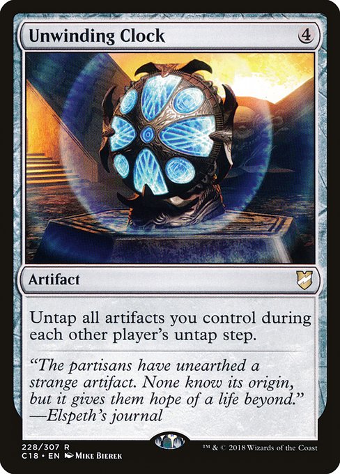 Unwinding Clock - Commander 2018 #228