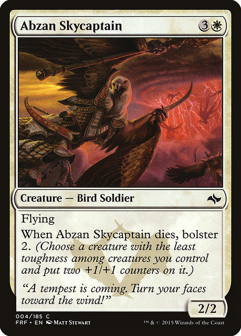 Abzan Skycaptain - Fate Reforged #4