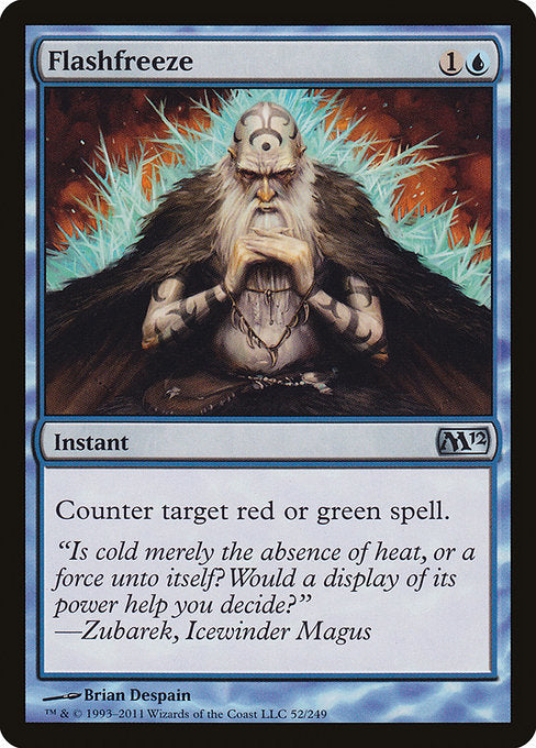 Flashfreeze - Magic 2012 #52 Magic: The Gathering card image