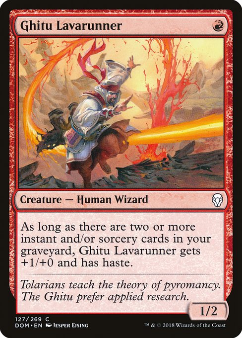 Ghitu Lavarunner - Dominaria #127