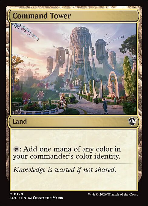 Command Tower - Secrets of Strixhaven Commander #129