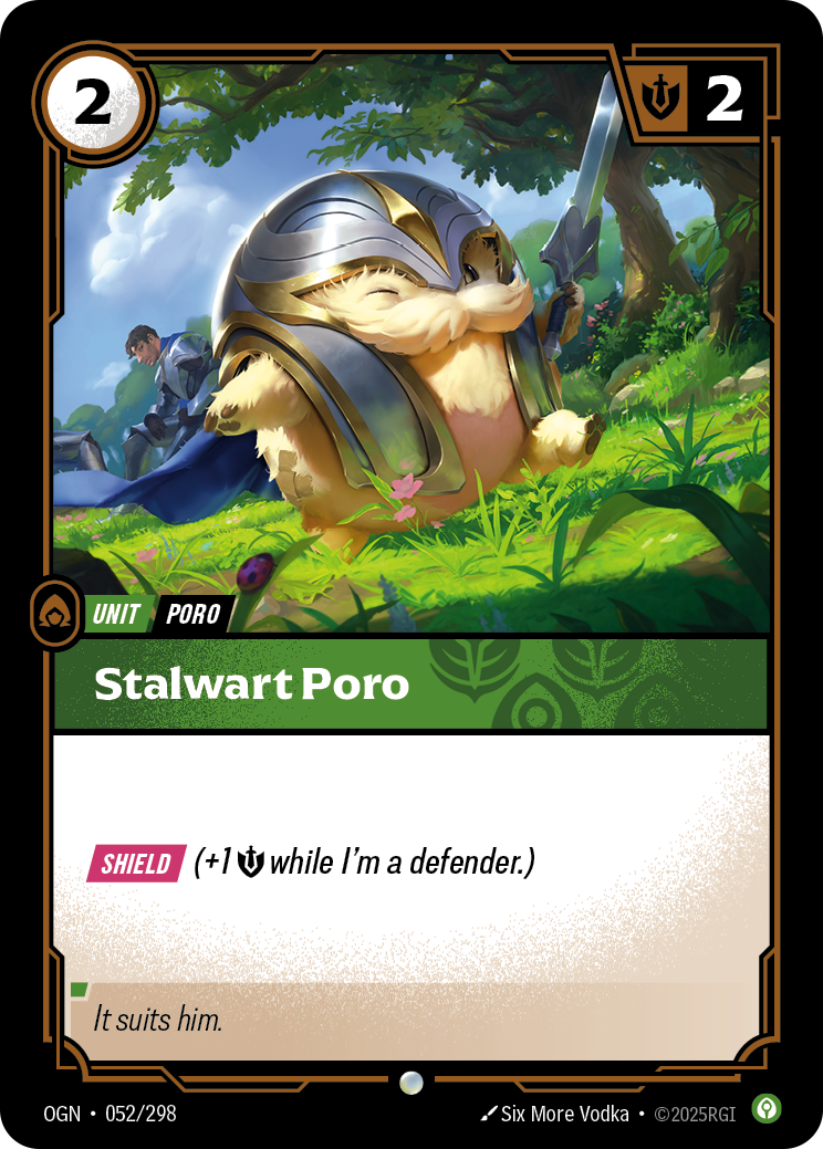 Stalwart Poro Riftbound card image