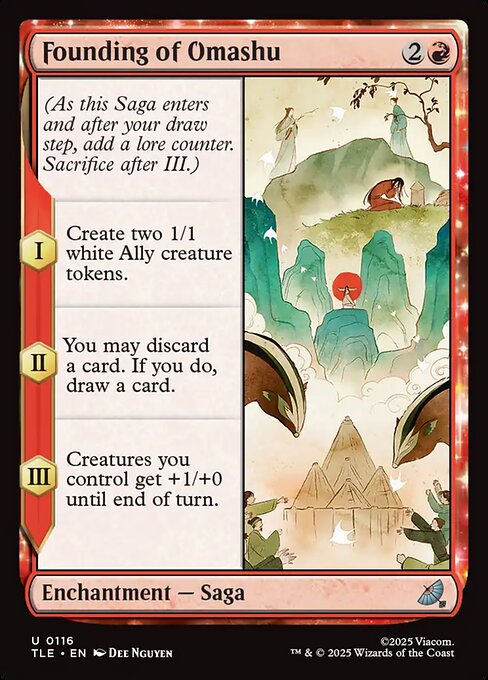 Founding of Omashu - Avatar: The Last Airbender Eternal #116 Magic: The Gathering card image
