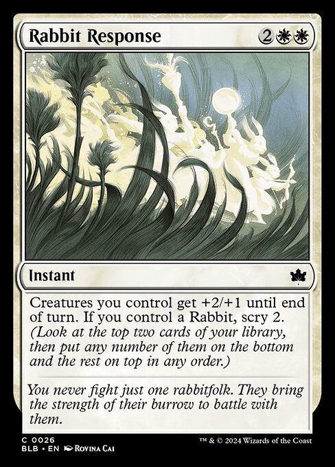 Rabbit Response - Bloomburrow #26