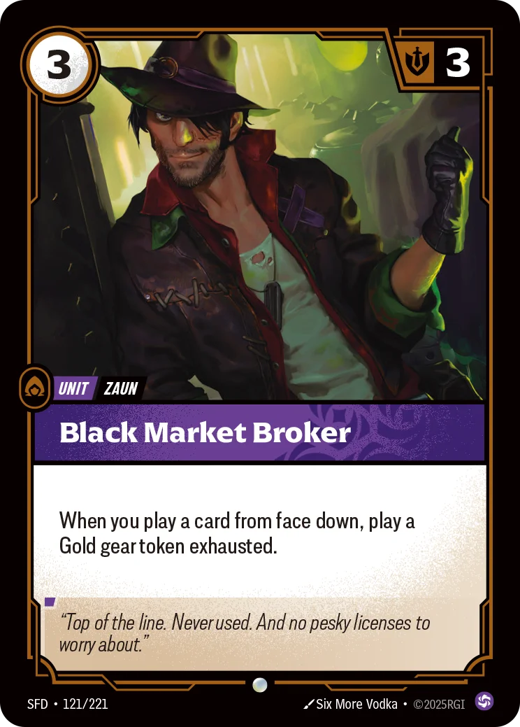 Black Market Broker Riftbound card image