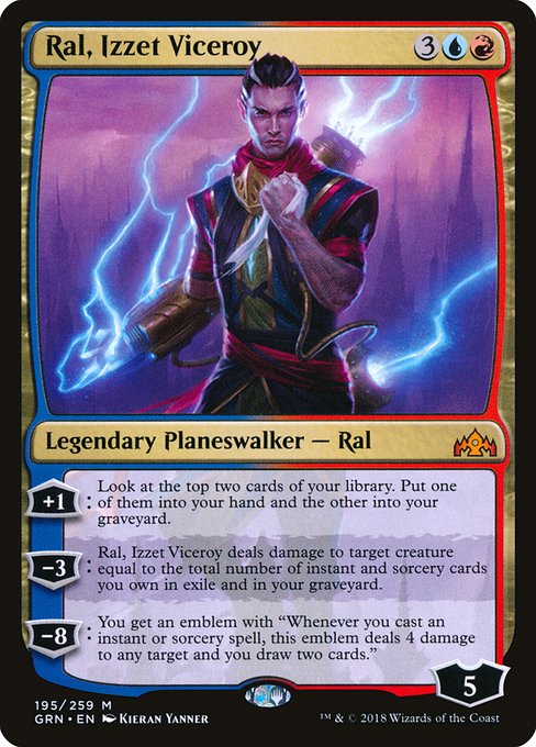 Ral, Izzet Viceroy - Guilds of Ravnica #195
