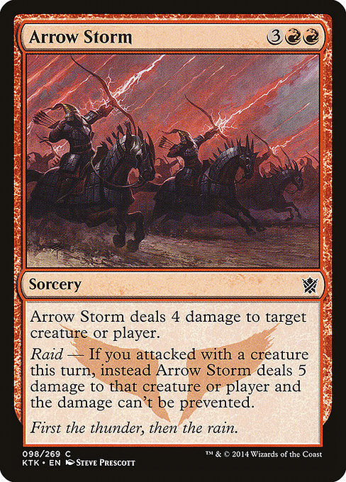Arrow Storm - Khans of Tarkir #98