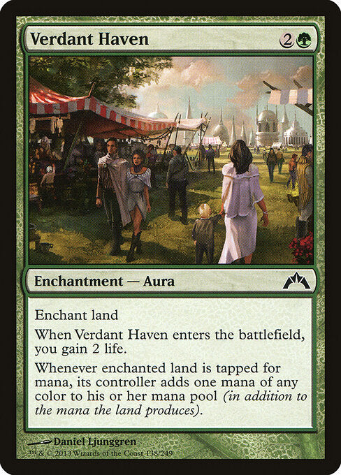 Verdant Haven Gatecrash Magic: The Gathering card image