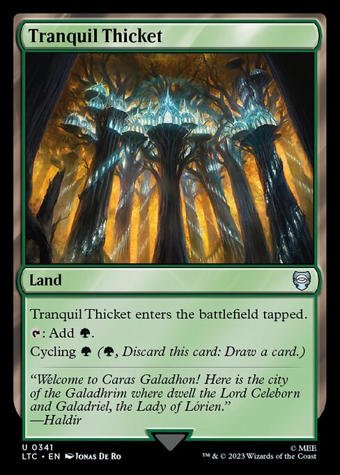 Tranquil Thicket - Tales of Middle-earth Commander #341