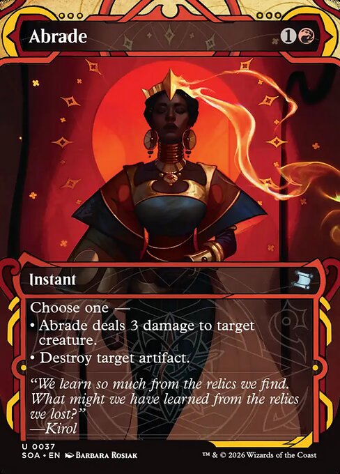 Abrade - Secrets of Strixhaven Mystical Archive #37